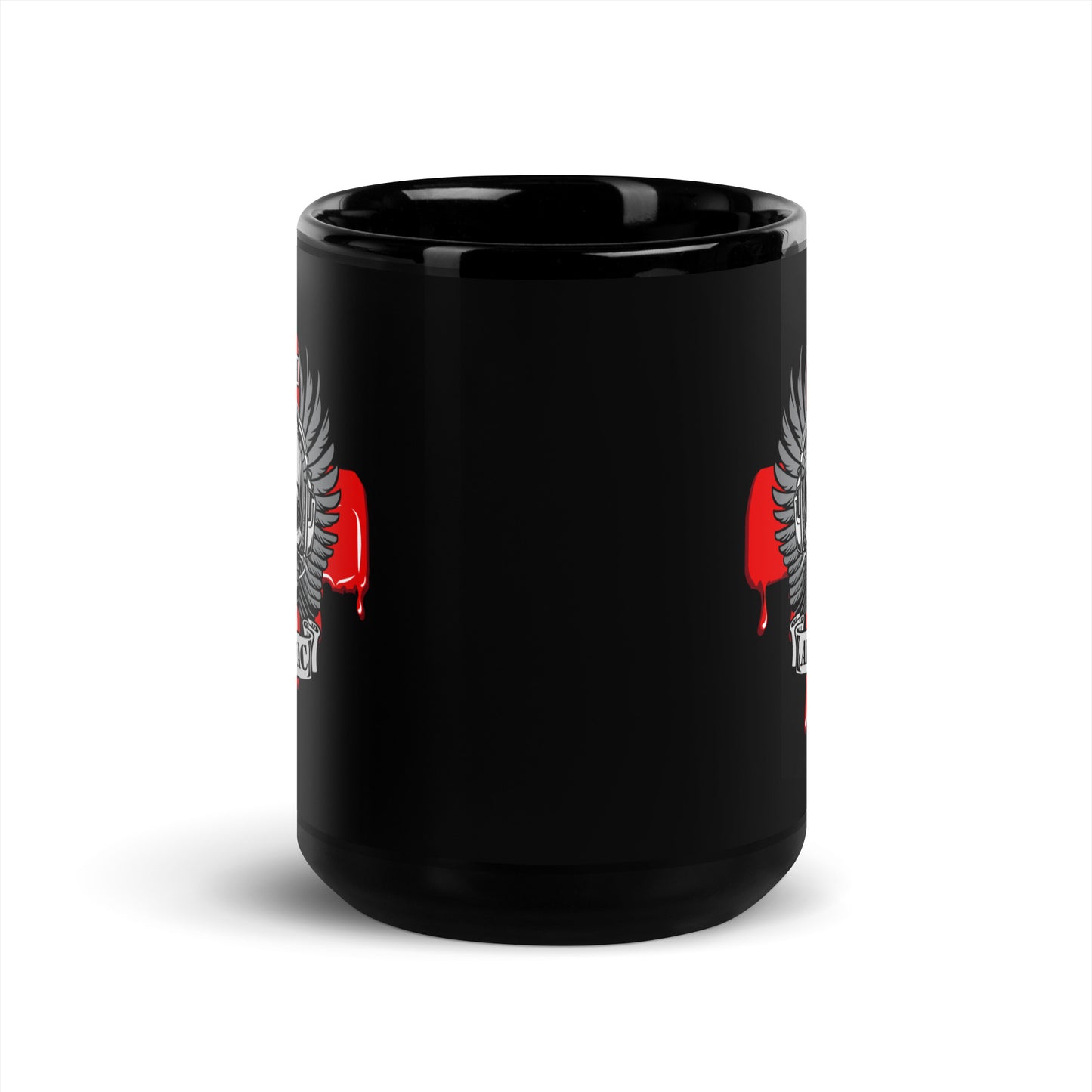 Skull v2.0 Black Glossy Mug