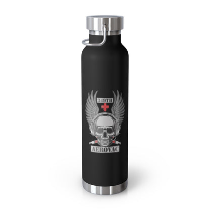 349th AES Skull Copper Vacuum Insulated Bottle, 22oz