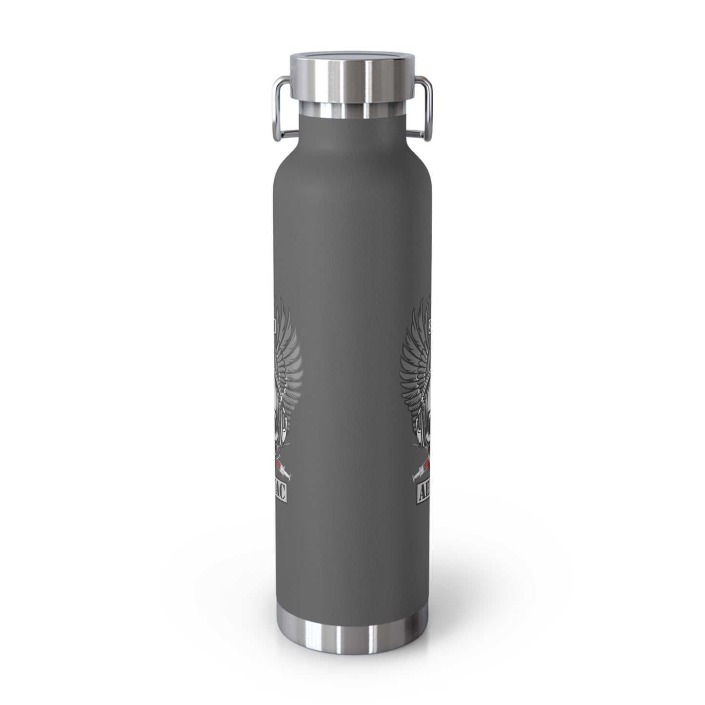 349th AES Skull Copper Vacuum Insulated Bottle, 22oz