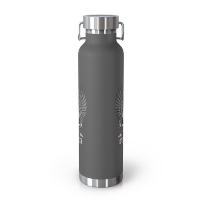 349th AES Skull Copper Vacuum Insulated Bottle, 22oz