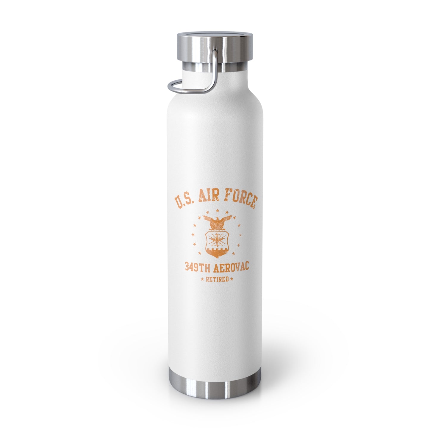 349th Air force Seal Retired Vacuum Insulated Bottle, 22oz