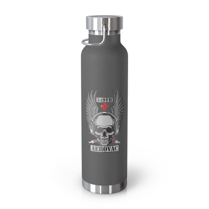 349th AES Skull Copper Vacuum Insulated Bottle, 22oz