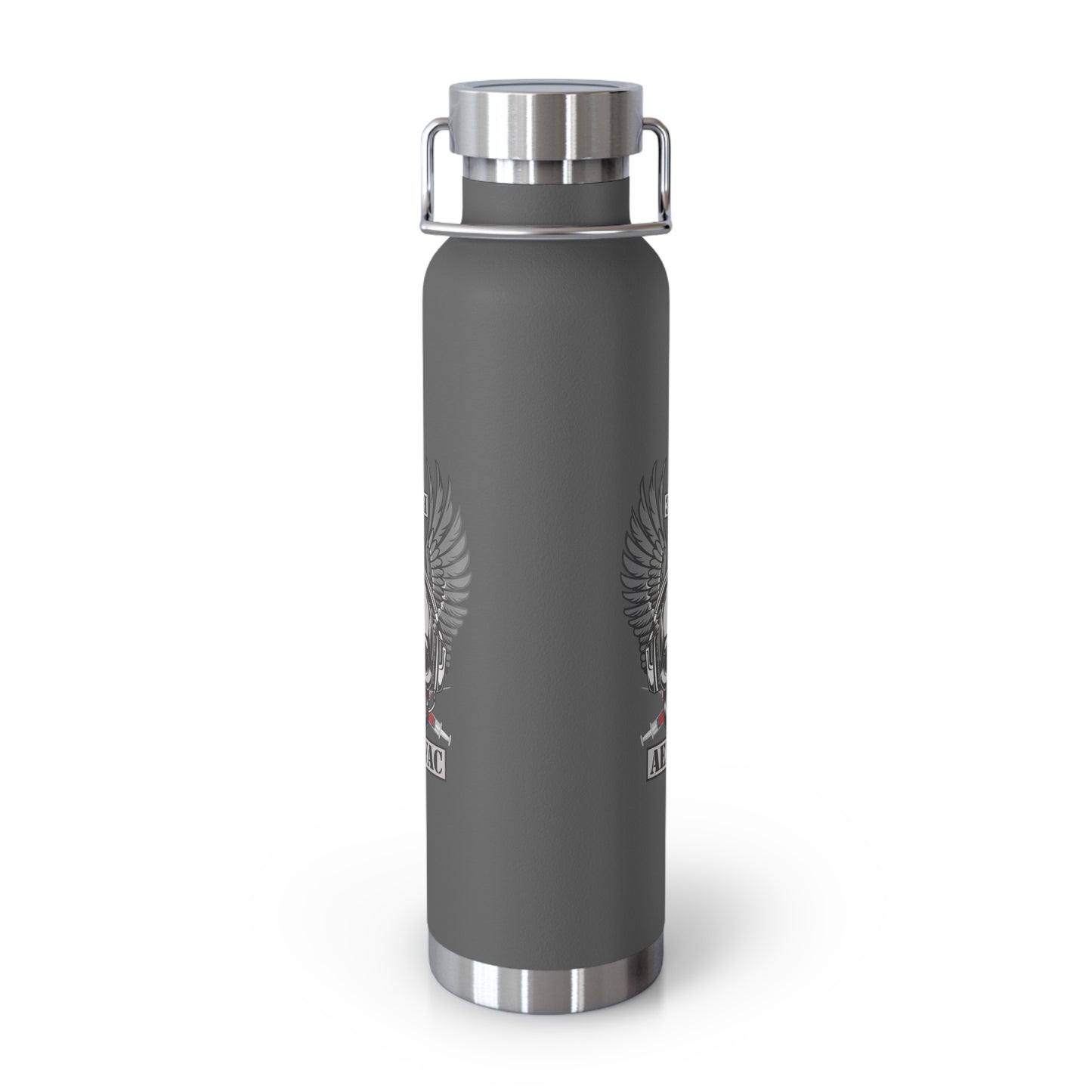 349th AES Skull Copper Vacuum Insulated Bottle, 22oz