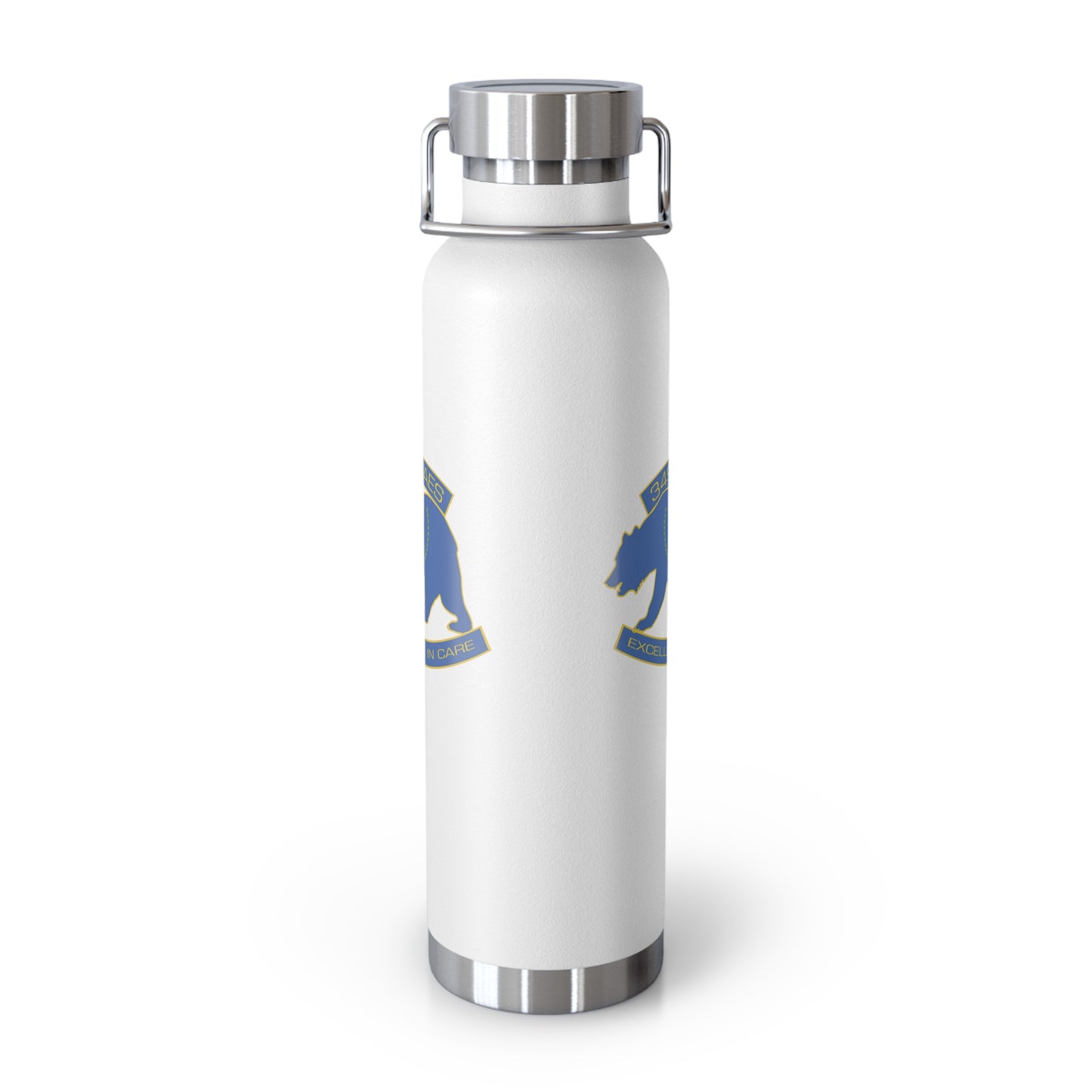 349th AES California Bear v1.0  Copper Vacuum Insulated Bottle, 22oz