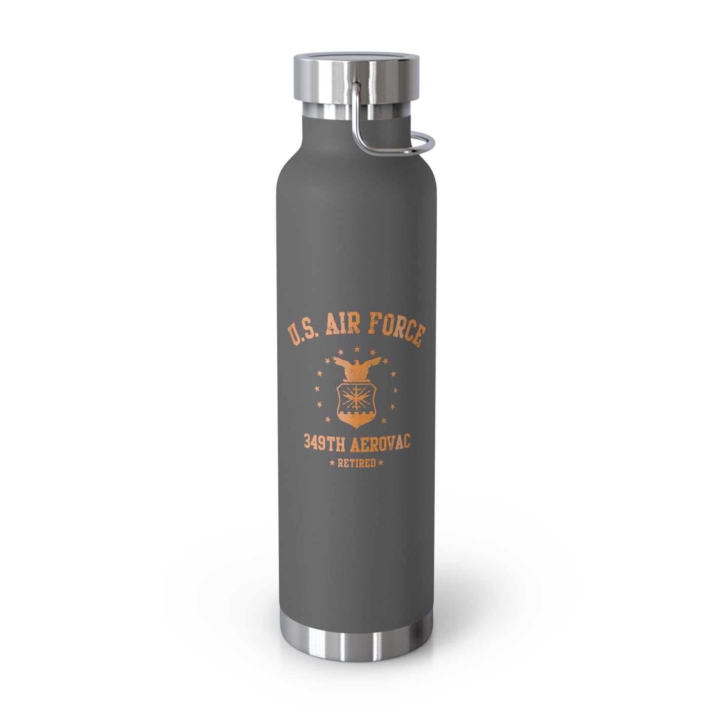 349th Air force Seal Retired Vacuum Insulated Bottle, 22oz