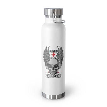 349th AES Skull Copper Vacuum Insulated Bottle, 22oz