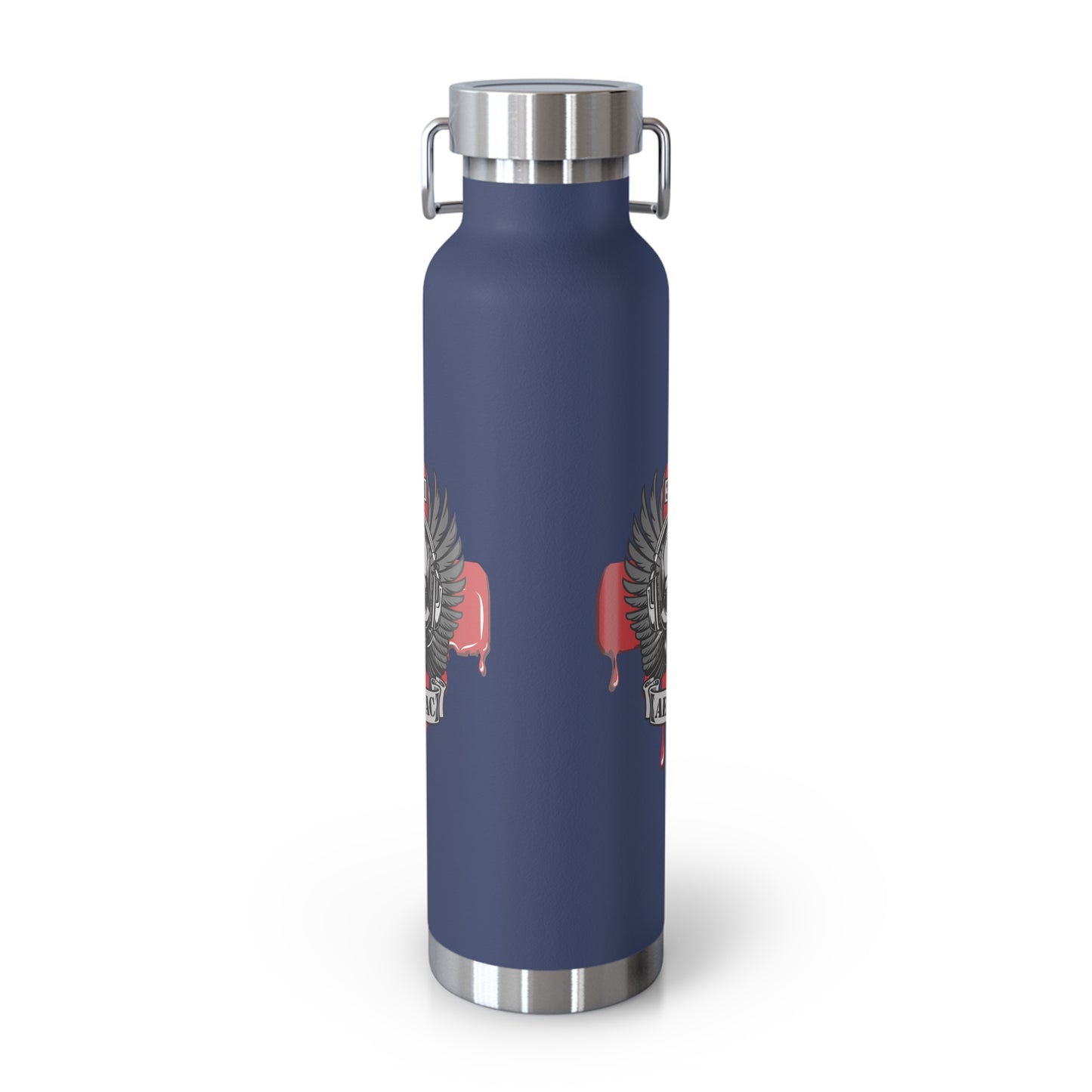 Skull v2.0 Copper Vacuum Insulated Bottle, 22oz