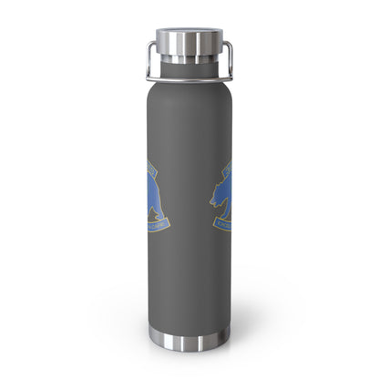 349th AES California Bear v1.0  Copper Vacuum Insulated Bottle, 22oz