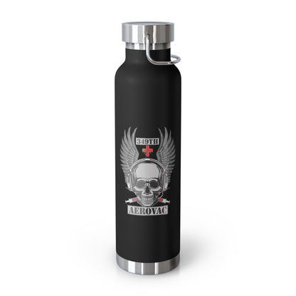349th AES Skull Copper Vacuum Insulated Bottle, 22oz