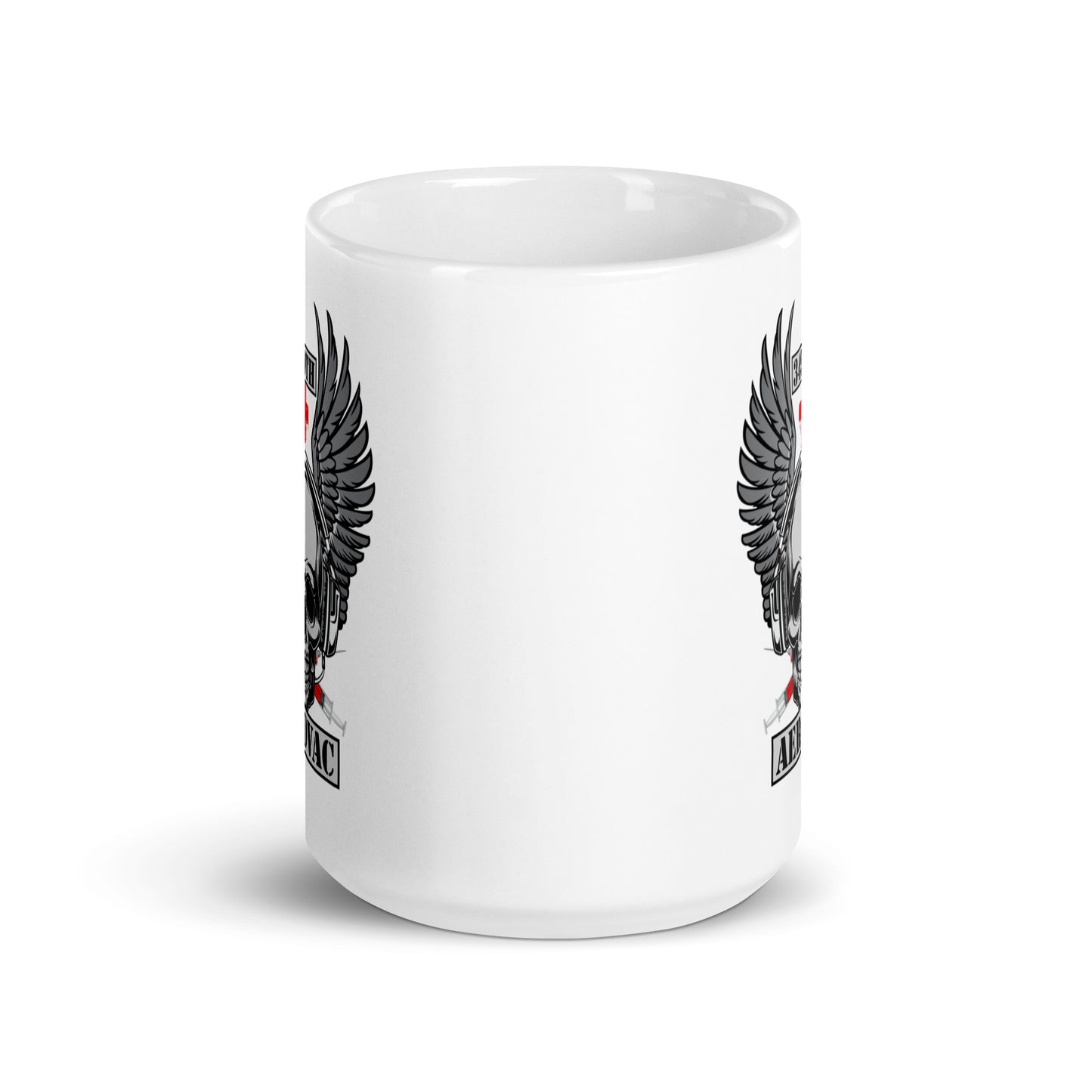 Skull White glossy mug