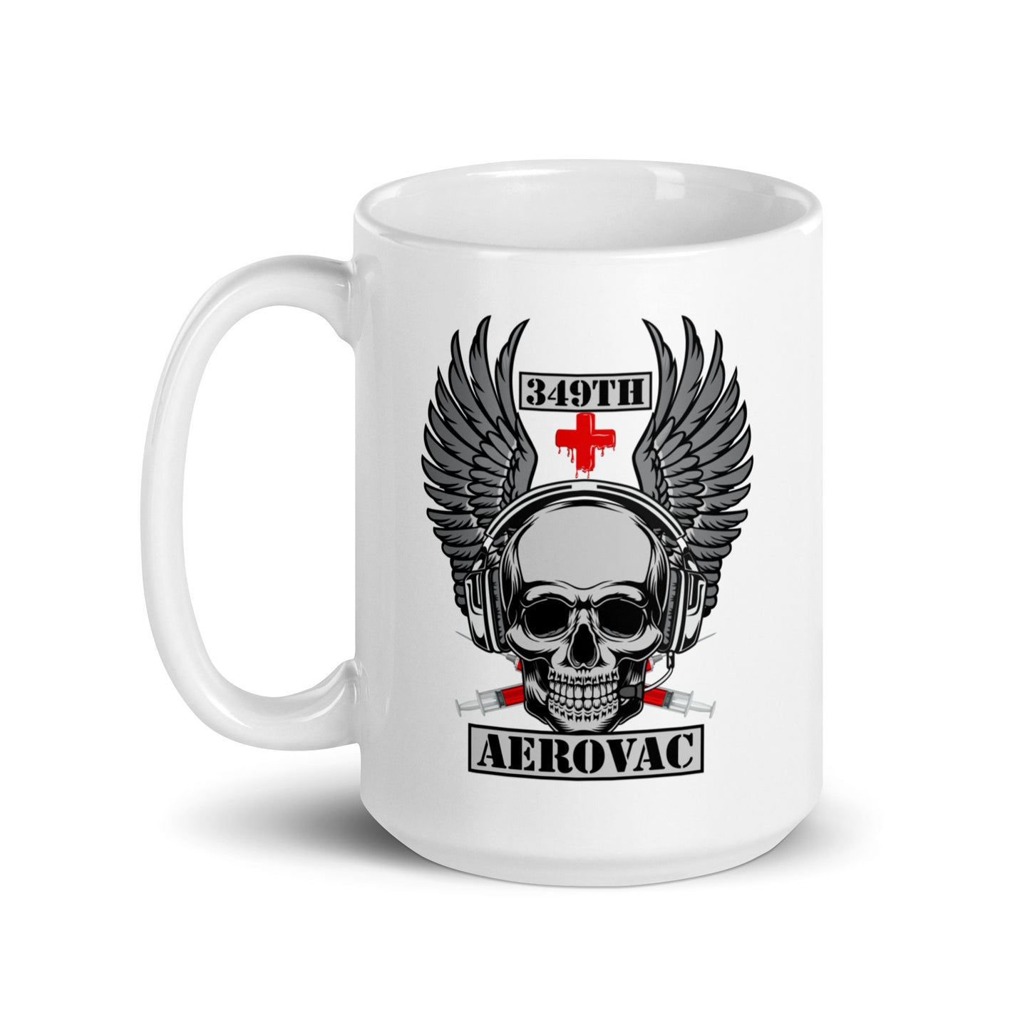 Skull White glossy mug