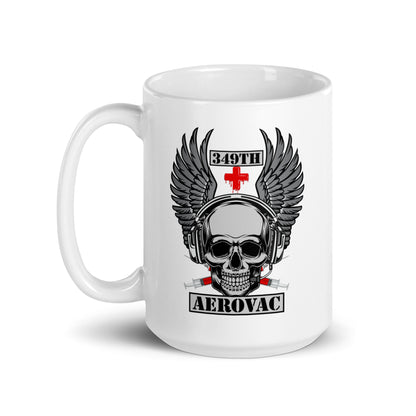 Skull White glossy mug